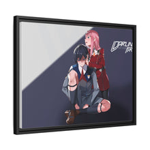 Load image into Gallery viewer, Zero Two and Hiro Canvas Framed Art Print
