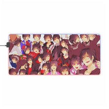 Load image into Gallery viewer, Durarara!! Izaya Orihara RGB LED Mouse Pad (Desk Mat)