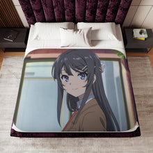 Load image into Gallery viewer, I'm happy to see you Sherpa Blanket