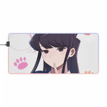 Load image into Gallery viewer, Komi Can't Communicate Komi Shouko RGB LED Mouse Pad (Desk Mat)