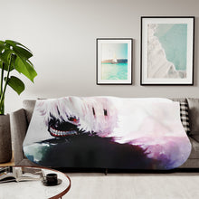 Load image into Gallery viewer, Tokyo Ghoul Ken Kaneki Sherpa Blanket