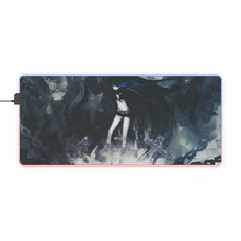 Load image into Gallery viewer, Black Rock Shooter RGB LED Mouse Pad (Desk Mat)