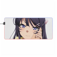 Load image into Gallery viewer, Rascal Does Not Dream Of Bunny Girl Senpai RGB LED Mouse Pad (Desk Mat)