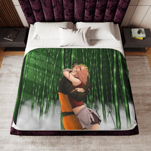 Load image into Gallery viewer, Naruto and Sakura Sherpa Blanket