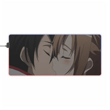 Load image into Gallery viewer, Kirito Kiss Asuna RGB LED Mouse Pad (Desk Mat)