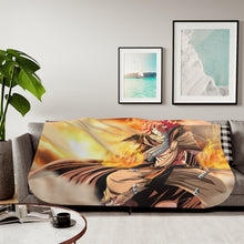 Load image into Gallery viewer, Fairy Tail Natsu Dragneel Sherpa Blanket