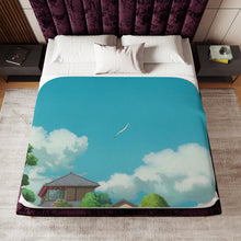 Load image into Gallery viewer, Anime Spirited Awayr Sherpa Blanket