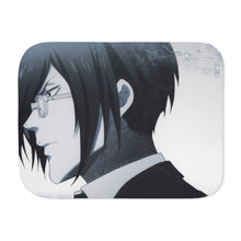 Load image into Gallery viewer, Nobuchika Ginoza Side view Sherpa Blanket