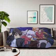 Load image into Gallery viewer, Charlotte Nao Tomori, Joujirou Takajou, Yusa Kurobane Sherpa Blanket