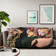 Load image into Gallery viewer, Jojo's Bizarre Adventure - Stardust Crusaders Sherpa Blanket
