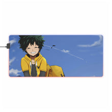 Load image into Gallery viewer, My Hero Academia Izuku Midoriya RGB LED Mouse Pad (Desk Mat)
