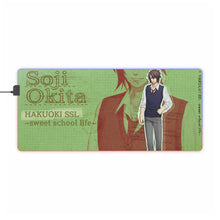 Load image into Gallery viewer, Hakuouki Shinsengumi Kitan RGB LED Mouse Pad (Desk Mat)