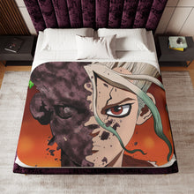 Load image into Gallery viewer, Dr. Stone Sherpa Blanket