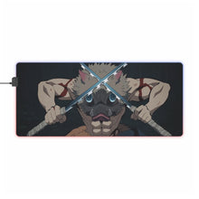 Load image into Gallery viewer, Inosuke Hashibira RGB LED Mouse Pad (Desk Mat)