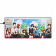 Load image into Gallery viewer, Monthly Girls' Nozaki-kun Mikoto Mikoshiba, Chiyo Sakura, Yuzuki Seo, Umetarou Nozaki, Yuu Kashima RGB LED Mouse Pad (Desk Mat)