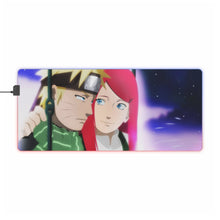 Load image into Gallery viewer, Naruto and Kushina RGB LED Mouse Pad (Desk Mat)