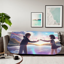 Load image into Gallery viewer, Taki and Mitsuha (Your Name) Sherpa Blanket