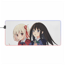 Load image into Gallery viewer, Lycoris Recoil Takina Inoue, Chisato Nishikigi RGB LED Mouse Pad (Desk Mat)
