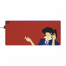 Load image into Gallery viewer, Cowboy Bebop Spike Spiegel RGB LED Mouse Pad (Desk Mat)