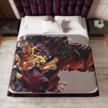 Load image into Gallery viewer, Anime Jojo's Bizarre Adventure Sherpa Blanket