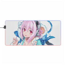 Load image into Gallery viewer, Super Sonico RGB LED Mouse Pad (Desk Mat)