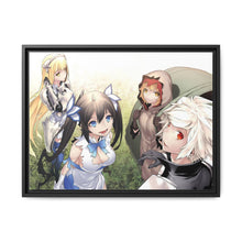 Load image into Gallery viewer, Aiz,Hestia,Bell and Liliruca Canvas Framed Art Print