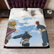 Load image into Gallery viewer, Black Clover Asta Sherpa Blanket