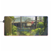 Load image into Gallery viewer, The Garden Of Words RGB LED Mouse Pad (Desk Mat)