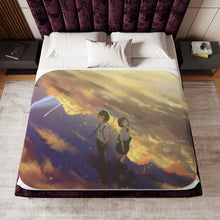 Load image into Gallery viewer, Your Name. Sherpa Blanket