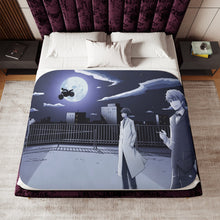 Load image into Gallery viewer, Durarara!! Izaya Orihara, Shizuo Heiwajima, Celty Sturluson Sherpa Blanket