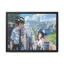 Load image into Gallery viewer, Anime Your Name. Canvas Framed Art Print
