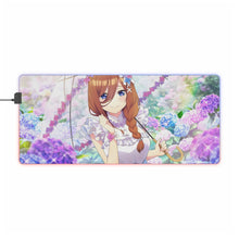 Load image into Gallery viewer, Miku Nakano RGB LED Mouse Pad (Desk Mat)