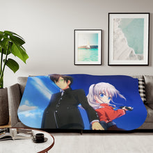Load image into Gallery viewer, Yū Otosaka and Nao Tomori Together Sherpa Blanket