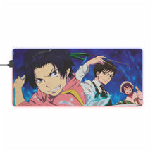 Load image into Gallery viewer, Blue Exorcist RGB LED Mouse Pad (Desk Mat)