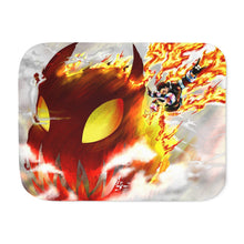 Load image into Gallery viewer, Fire Force Shinra Kusakabe Sherpa Blanket