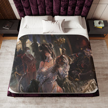 Load image into Gallery viewer, Albedo, Ainz Ooal Gown, Demiurge Sherpa Blanket