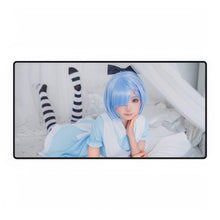 Load image into Gallery viewer, Rem Cosplay Mouse Pad (Desk Mat)