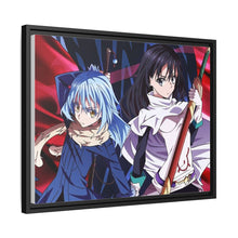 Load image into Gallery viewer, Rimuru Tempest and Shizue Izawa Canvas Framed Art Print