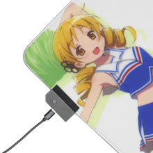 Load image into Gallery viewer, Puella Magi Madoka Magica Mami Tomoe RGB LED Mouse Pad (Desk Mat)