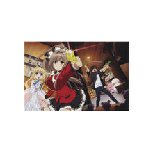 Load image into Gallery viewer, Amagi Brilliant Park Isuzu Sento, Seiya Kanie, Latifa Fleuranza, Tiramie, Moffle Rug