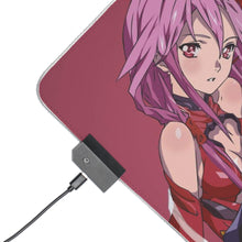 Load image into Gallery viewer, Guilty Crown Inori Yuzuriha RGB LED Mouse Pad (Desk Mat)