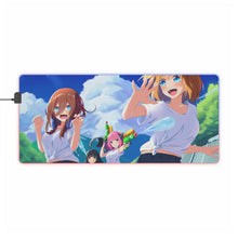 Load image into Gallery viewer, The Quintessential Quintuplets RGB LED Mouse Pad (Desk Mat)