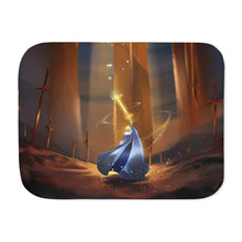 Load image into Gallery viewer, Saber, Woman Warrior Sherpa Blanket