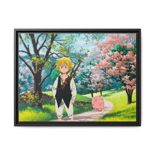 Load image into Gallery viewer, The Seven Deadly Sins - Meliodas & Hawk Canvas Framed Art Print