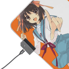 Load image into Gallery viewer, The Melancholy Of Haruhi Suzumiya RGB LED Mouse Pad (Desk Mat)
