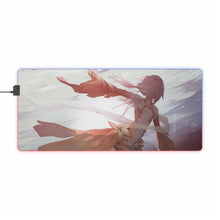 Load image into Gallery viewer, Guilty Crown Inori Yuzuriha RGB LED Mouse Pad (Desk Mat)
