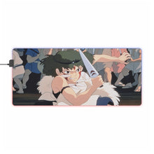 Load image into Gallery viewer, Princess Mononoke RGB LED Mouse Pad (Desk Mat)