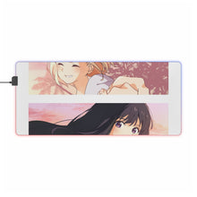 Load image into Gallery viewer, Lycoris Recoil Takina Inoue, Chisato Nishikigi RGB LED Mouse Pad (Desk Mat)