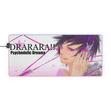 Load image into Gallery viewer, Durarara!! Izaya Orihara RGB LED Mouse Pad (Desk Mat)