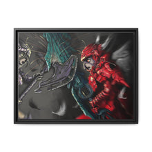 Load image into Gallery viewer, Albedo Vs Shaltear Canvas Framed Art Print